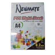 NEWMATE A4 FINE QUALITY PVC RIGID SHEET