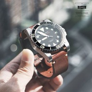 🇭🇰 包郵 🐮 24mm 23mm 22mm 21mm 20mmPANERAI SEIKO IWC ROLEX OMEGA ❰CUSTOM-MADE❱ brown saddle leather str
