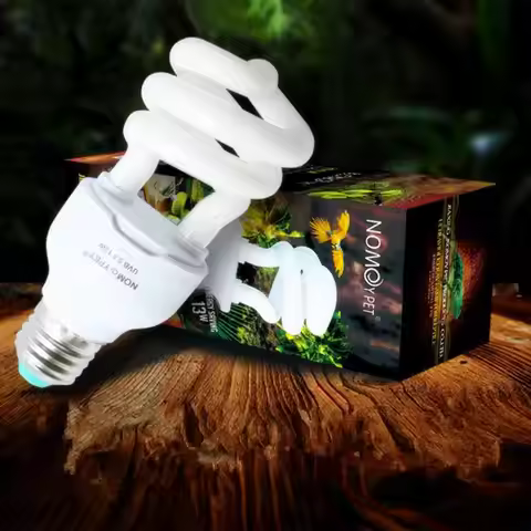 5.0 13W Calcium Reptile Turtle UVB Light Compact Bulb Lamp Globe Calcium Reptile UV UVB Light