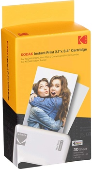KODAK 4PASS Film Cartridge (2.1 x 3.4 inches) for KODAK Mini 2 Retro and Mini Shot 2 Retro, 30 Sheet