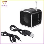 Td-V26 Digital Fm Radio Fm Radio Receiver Stereo Speaker Tf Card Speaker