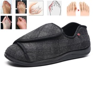 Diabetes Edema shoes Extra Wide width Slippers Adjustable Orthopaedic Fasciitis Easy On Off Closure 