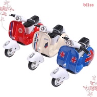 BLISS Motorcycle Model, Inertia Miniature Mini Motorcycle, Portable Pull-back Vehicle Toy Diecast Si