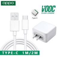 ชุดชาร์จOPPO TYPE-C VOOC Charging Cableสายชาร์จ+หัวชาร์จ5V/4A USB to c Fast Charger รองรับ รุ่น A5 A9 2020 A52 A92 A93 A53 RENO4 RENO5 FINDX
