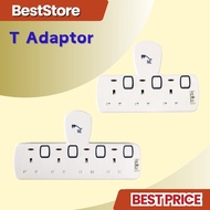 (SIRIM)ME D-303N / D-304 3 Way / 4way T-Adaport 3pin Socket Extension Plug Neon Indicator Sirim appr