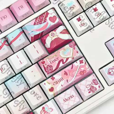Elysia Cosplay Computer Ornaments Figurine Honkai: Star Rail Mechanical Keyboard Keycaps Keycap Peri