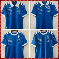 2026 F1 POLO Blue Black & White Racing Suit Fan T-shirt 1:1