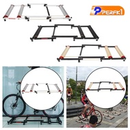 [Perfk1] Bike Trainer Stand Adjustable Bike Roller for Workout Road Bike