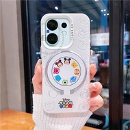 Vivo V60 V50 V40 Casing Vivo V40 Pro Casing Vivo V60 V50 V40 Lite Casing Cartoon Mickey Minnie Mobil