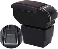 MAODOXIANG for Skoda Fabia 3 Armrest Box Central Store Content Storage Armrest Box with Cup Holder A