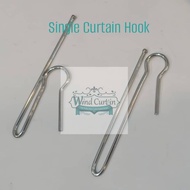 Single Curtain Hook,S Hook & L Hook,Cangkuk Langsir
