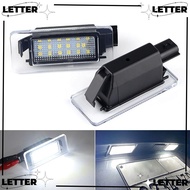 LET License Plate Light, Universal 12V Car License Light, Accessories Durable Waterproof Brighter Rear Tail LED for Nissan Serena C27 2016-2019