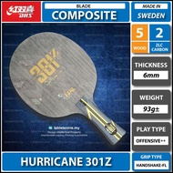 DHS Hurricane 301Z Table Tennis carbon Blade Paddle Bat Racket Ping Pong Handshake-FL