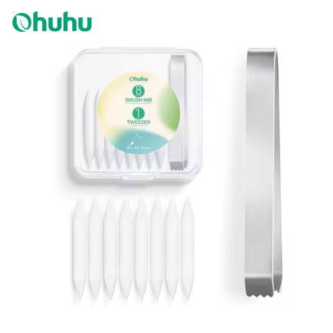 Ohuhu Replacement Brush Nibs Of Honolulu & Honolulu B Series Markers Replacement Super Brush Nibs Tw