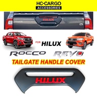 Hc Cargo Toyota Hilux Revo Rocco Rogue 2015 - 2023 Tailgate Handle Cover With 3M Double Tape
