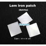 Iron on patch glue, embroidered patch adhesive glue, just stick it on