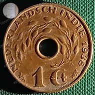 Uang Kuno 1 Cent Nederlandsch indie 1938