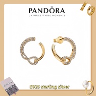 Pandora Infinite Lab-grown Diamond Pavé Open Circle Stud Earrings