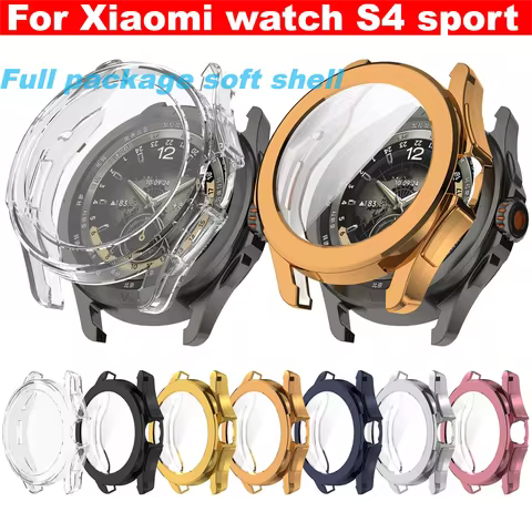 For Xiaomi watch S4 sport protective case Mi watch S4 Sport all-inclusive TPU case Smart watches acc