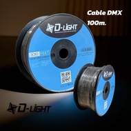 D-Light Cable DMX-512 100 Meters Quality Signal (Roll)