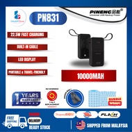 Pineng PN-831 PD10000mAh Power Bank Built-In Cable 22.5W Original Pineng - 1 YEAR WARRANTY