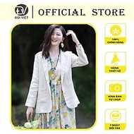 Áo Blazer Nữ Dài Tay Đũi Việt Dáng Ôm Vừa Phải Phong Cách Thời Trang Công Sở Thanh Lịch