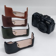 Leather Half Case Grip for Canon G11 G12 Camera