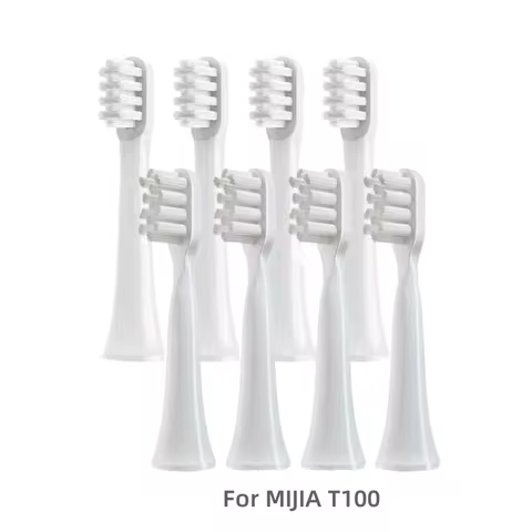 8Pcs Standard Clean and Sensitive Clean Toothbrush Heads For Xiaomi Mijia T100 Mi Smart Electric Too