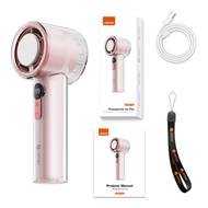 JAMAY พัดลมพกพา Portable Fan พัดลมประคบเย็น มีหน้าจอ ปรับได้ 199 ระดับ ลมแรง เสียงเงียบ 6000mAh พร้อ