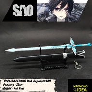 Gantungan Kunci Anime Pedang Kirito SAO Dark Repulser Sword Art Online