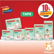 [CASHBACK 10%] Huggies AIRSOFT Tape Diapers (NEW PACKAGING)