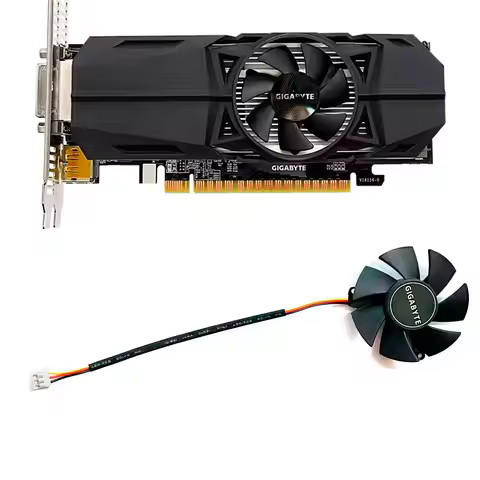 Suitable for Gigabyte GTX 1030 1050 1050Ti OC Thin 750 Ti graphics card cooling fan FS1250-S2053A 47
