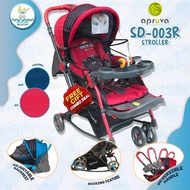 ♞,♘COD Apruva SD-003R Multifunctional Stroller for Baby with Rocking Features