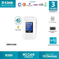 D-Link DWR-932M 3G/4G LTE Cat4 Mobile Wi-Fi Hotspot/MiFi (Nano Sim Slot, up to 10 Devices) 3000mAh