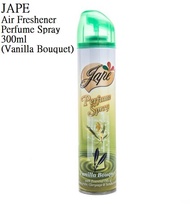Air Freshener Perfume Spray JAPE 300ml (Vanilla Bouquet) Suitable for Fabrics, Carpets, Curtains, Up