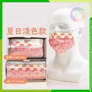 現貨 美迪寶 醫療口罩 手繪圖騰系列 粉紅幾何 無偶氮 50入 台灣製