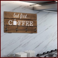 [Blesiya2] Coffee Mug Holder Mug Cup Rack Wall-mounted Utensil Rack Hanging Shelf Decor Collection C