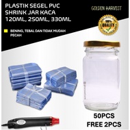 Plastic Glass jar Bottle Seal 120ml 250ml 330ml pvc shrink