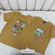 TSHIRT COTTON PREMIUM 2/3-12/13y MARVEL MUSTARD
