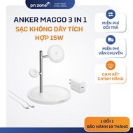 Genuine Anker B25M3 MagGo 3in1Qi2 15W Magnetic Wireless Charger -