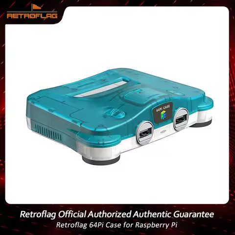 RetroFlag 64Pi Case for Raspberry Pi with Safe Shutdown and Reset Compatible with Raspberry Pi 5 Dua