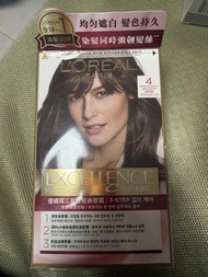 L'Oréal Paris Excellence Creme 染髮劑 4 號自然棕色
