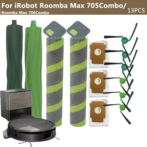 For IRobot Roomba Max 705 Combo / Roomba Max 706 Combo Accessories Main Side Brush Roller Cloth Dust