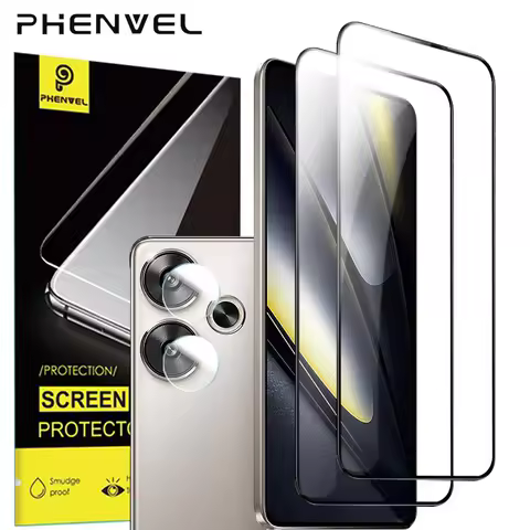 Oleophobic Protective Glass For Xiaomi POCO F6 Full Cover Screen Protector For Xiomi POCO F6 Tempere
