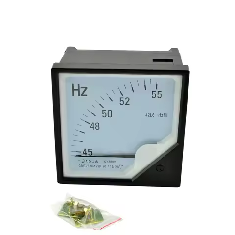 42L6(HZ 380V) Frequency Meter Pointer Diagnostic-tool Tester Cymometer Frequency Portable Counter Sw