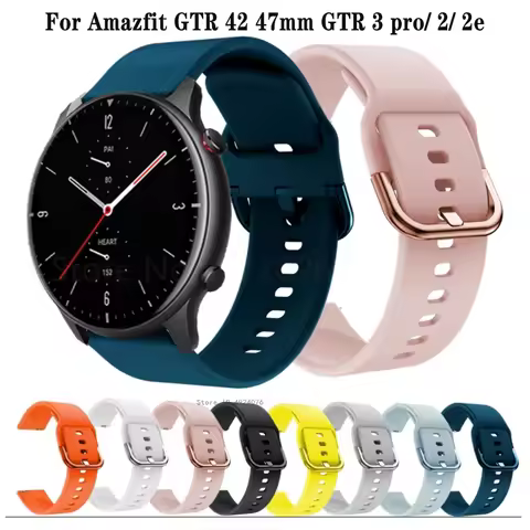 Smart Watch Band For Amazfit GTR 2 Silicone Wrist Strap For Xiaomi Huami Amazfit GTR 42 47mm GTR4 GT