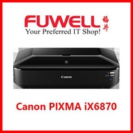 Canon PIXMA iX6870 - Print up to A3+ size (Promo 1st March - 19 June 2022 Free $20 NTUC Voucher at Canon Redmption)