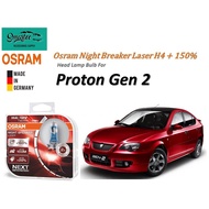 Osram Night Breaker Laser H4 +150% Brightness Xenon Bulb For Proton Gen 2