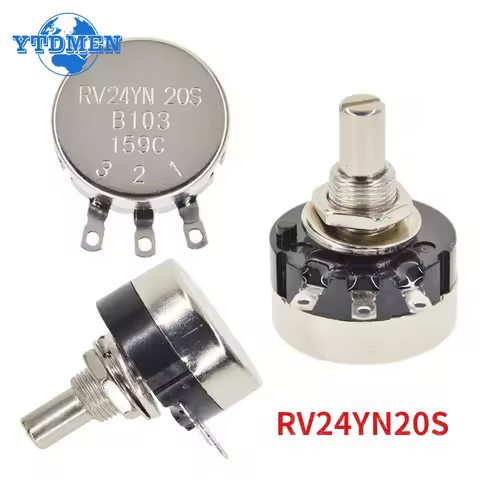 1PCS RV24YN20S Potentiometer B101 B103 B102 B104 B202 B501 B502 B504 RV24YN20 Potentiometers 1K 2K 5