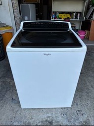 香榭二手家具*美國惠而浦15公斤 蒸氣溫水變頻直立式洗衣機-型號:WTW7300DW -中古洗衣機-單槽洗衣機